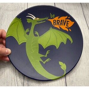Pottery Barn Kids PBK Dragon Melamine Plate, Cambria Tabletop